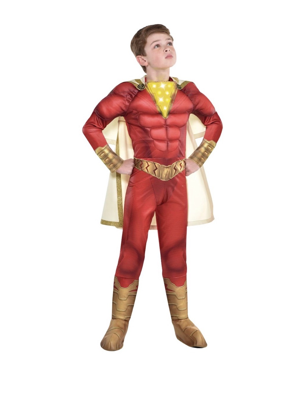 Boys Shazam Light Up Costume Medium 8-10
